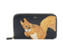 Mulberry Squirrel Clutch, front view